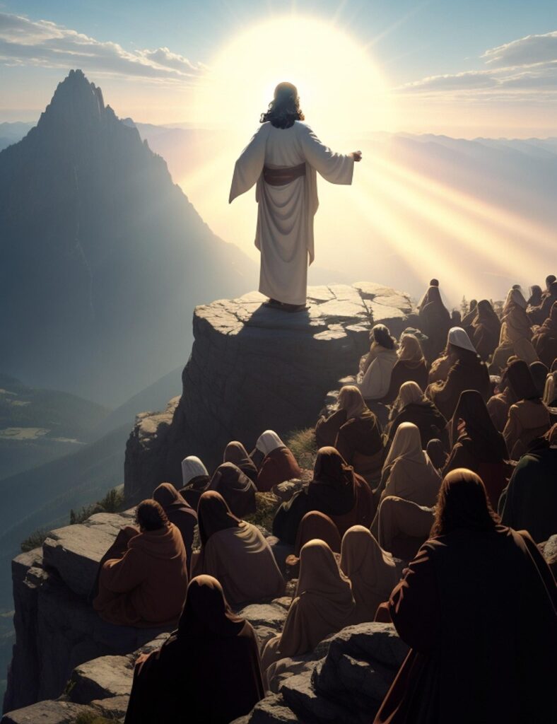 AI-generated image for Sermon on the Mount